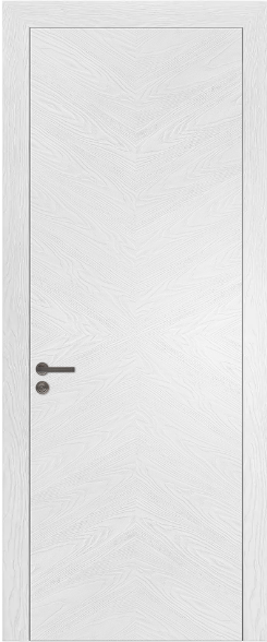 Межкомнатная дверь из шпона PLAIN D X (Ясень белый)